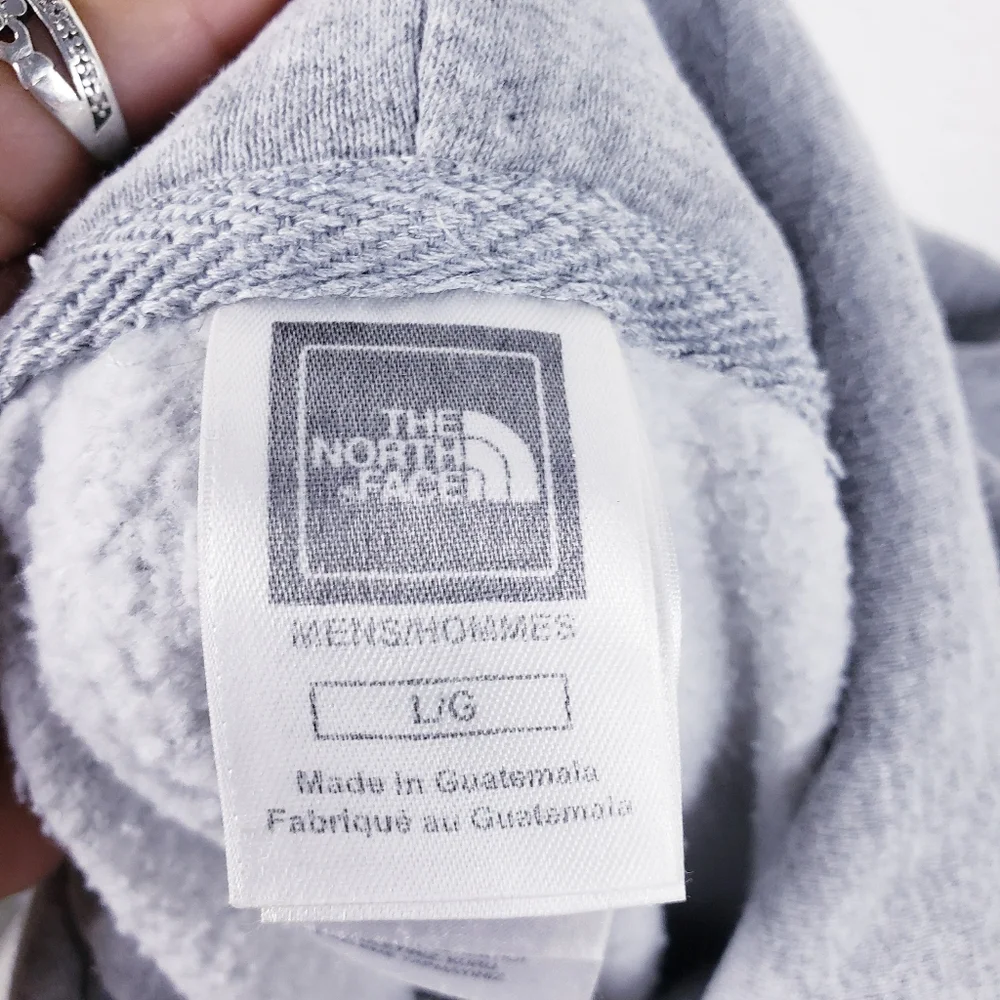 The North Face Men's Large Half‎ Dome Pullover Hoodie Sweatshirt Grey Heather
